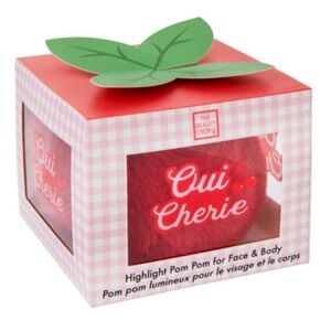 The Beauty Crop Oui Cherie Highlighting Pom Pom in Prismatic Pink Highlighter